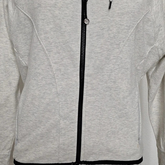 Athleta Heather Gray Gorpcore Sentry Anorak Full Zip Athleisure Hoodie Jacket *S - Picture 6 of 14